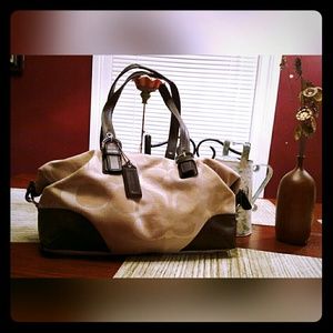 Coach duffel shoulder bag